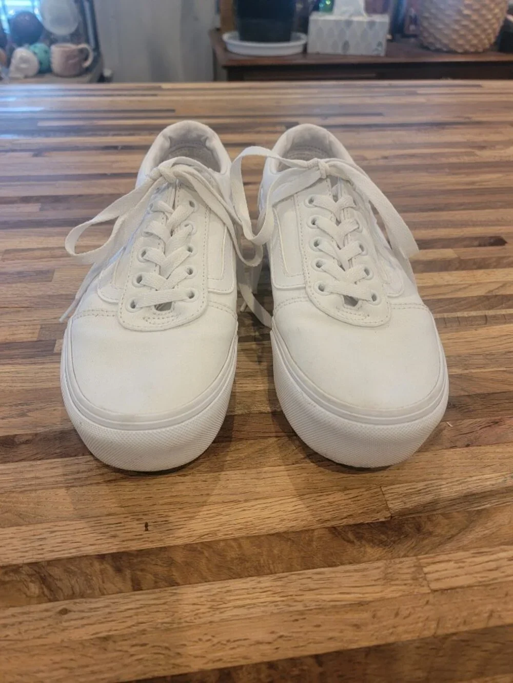 Vans Old Skool Stackform sneakers in True White, MSRP $85